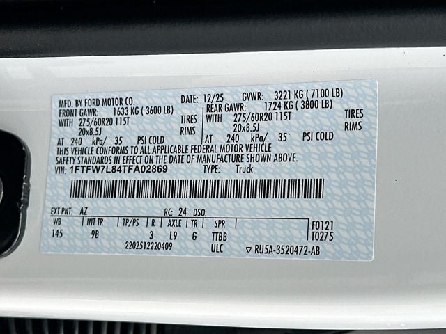 2026 Ford F-150 Platinum 4WD SUPERCREW