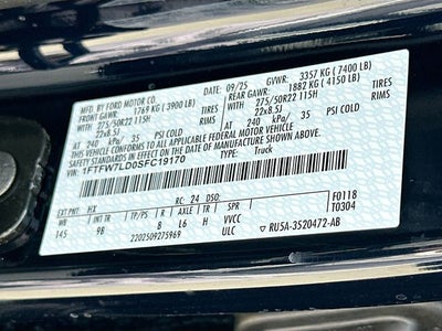 2025 Ford F-150 Platinum 3.5 POWERBOOST