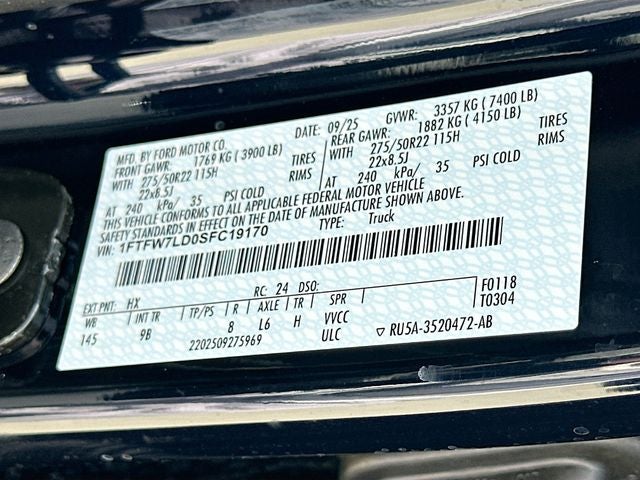 2025 Ford F-150 Platinum 3.5 POWERBOOST