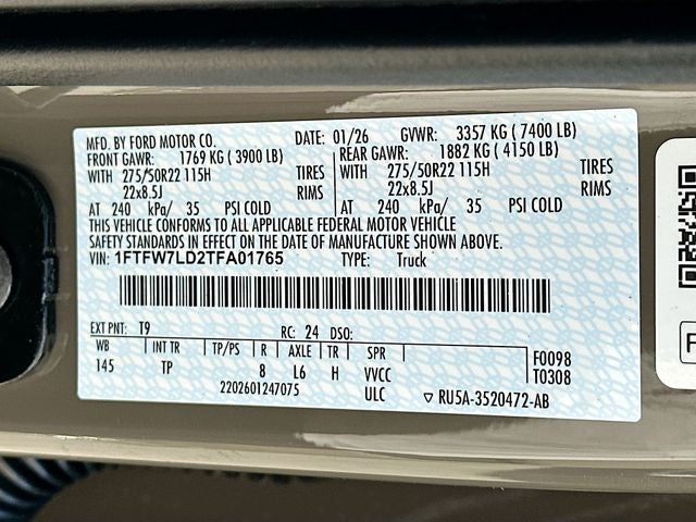 2026 Ford F-150 Platinum 4WD SUPERCREW