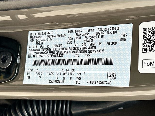 2026 Ford F-150 Platinum 4WD SUPERCREW