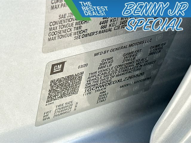 2020 Chevrolet Silverado 1500 RST 5.3 V8 ALLSTAR EDITION