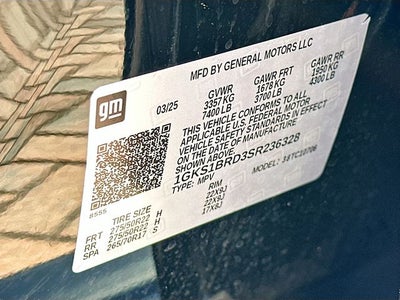 2025 GMC Yukon Elevation 5.3 V8