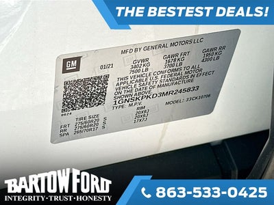 2021 Chevrolet Tahoe Z71 5.3 V8