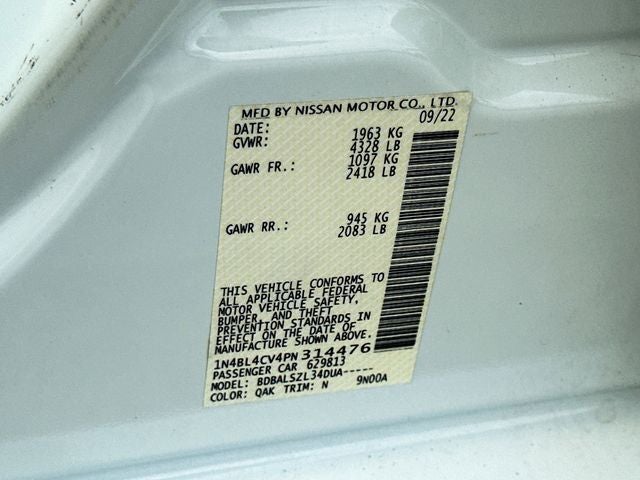 2023 Nissan Altima 2.5 SR