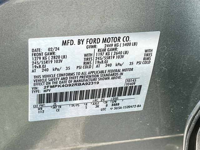 2024 Ford Edge SE BLACK APPEARANCE PACK