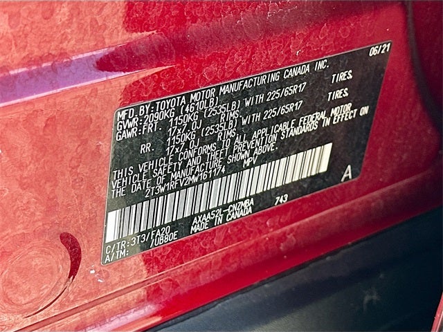 2021 Toyota RAV4 XLE