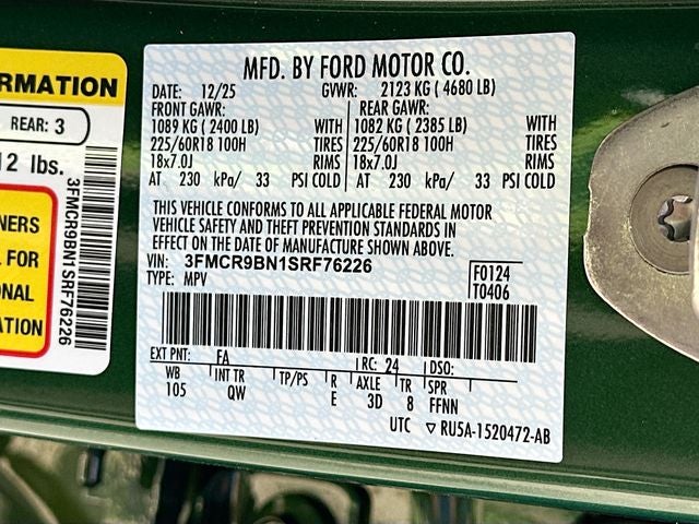 2025 Ford Bronco Sport Big Bend