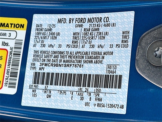 2025 Ford Bronco Sport Big Bend