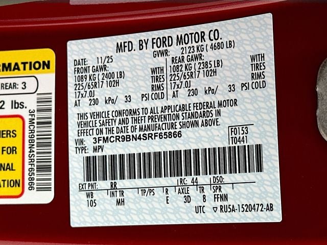 2025 Ford Bronco Sport Big Bend