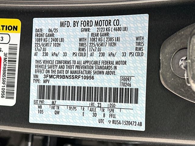 2025 Ford Bronco Sport Big Bend