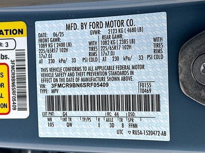 2025 Ford Bronco Sport Big Bend