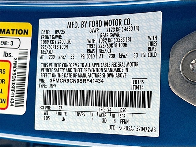 2025 Ford Bronco Sport Outer Banks