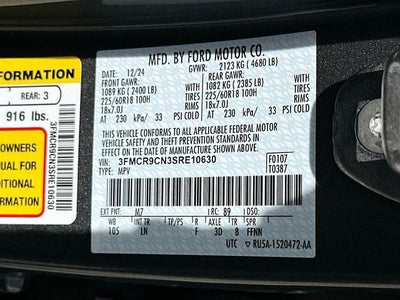 2025 Ford Bronco Sport Outer Banks TECH PACKAGE