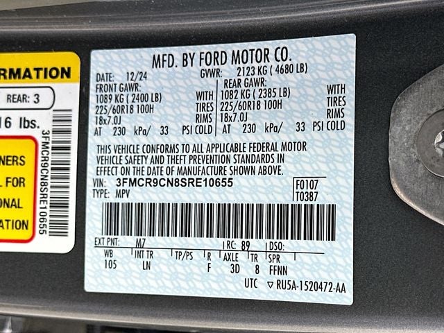 2025 Ford Bronco Sport Outer Banks TECH PACKAGE