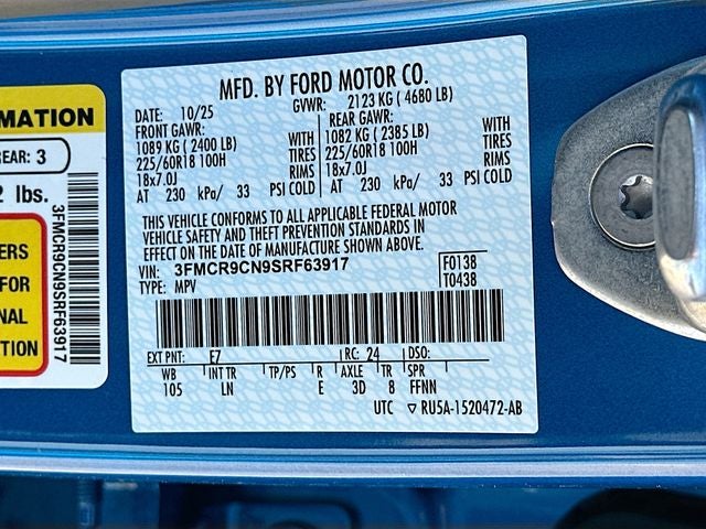 2025 Ford Bronco Sport Outer Banks