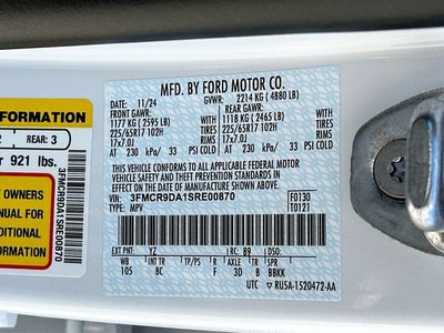 2025 Ford Bronco Sport Badlands 2.0 ECOBOOST