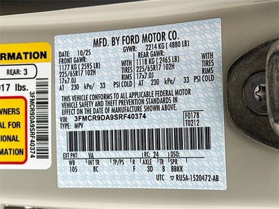 2025 Ford Bronco Sport Badlands