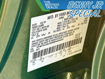 2024 Ford Mustang Mach-E Premium EXTENDED BATTERY