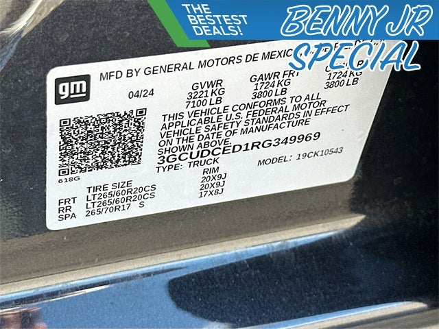 2024 Chevrolet Silverado 1500 Custom Trail Boss