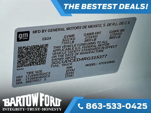 2024 Chevrolet Silverado 1500 Custom Trail Boss 5.3 V8