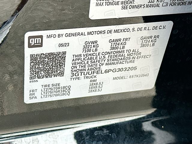 2023 GMC Sierra 1500 AT4X 6.2 V8