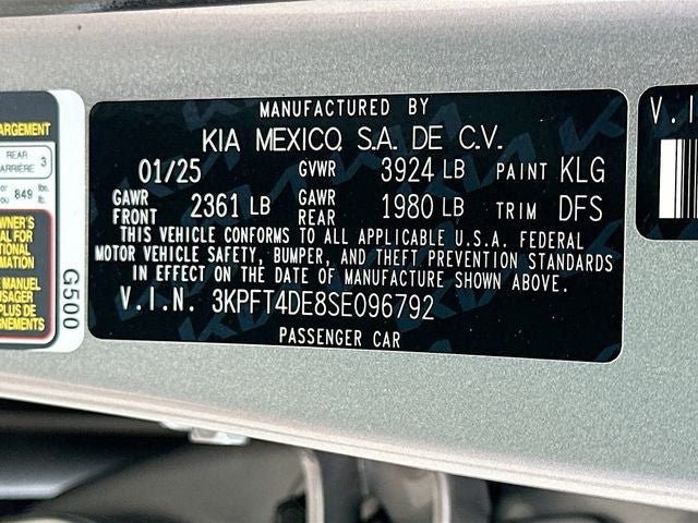 2025 Kia K4 LXS
