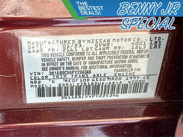 2023 Nissan Sentra SV