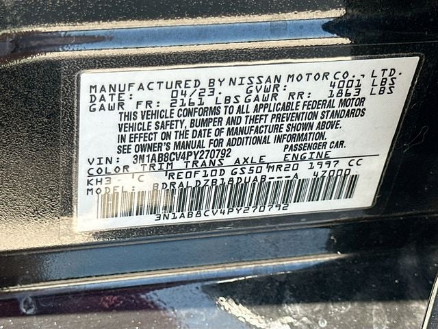 2023 Nissan Sentra SV PREMIUM