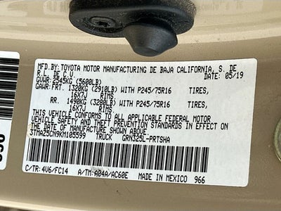 2019 Toyota Tacoma SR5 V6