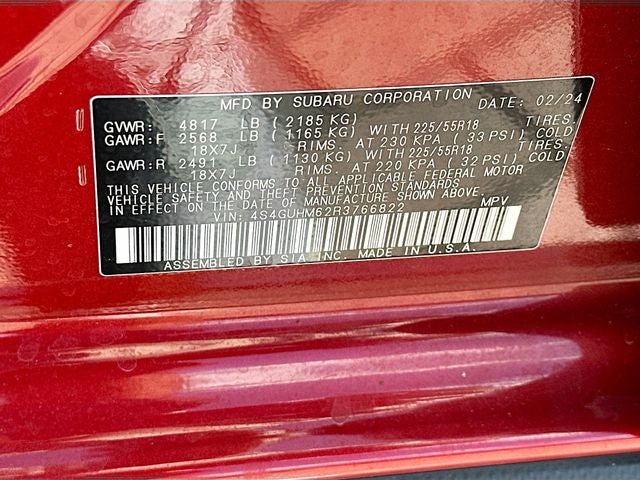 2024 Subaru Crosstrek Limited AWD