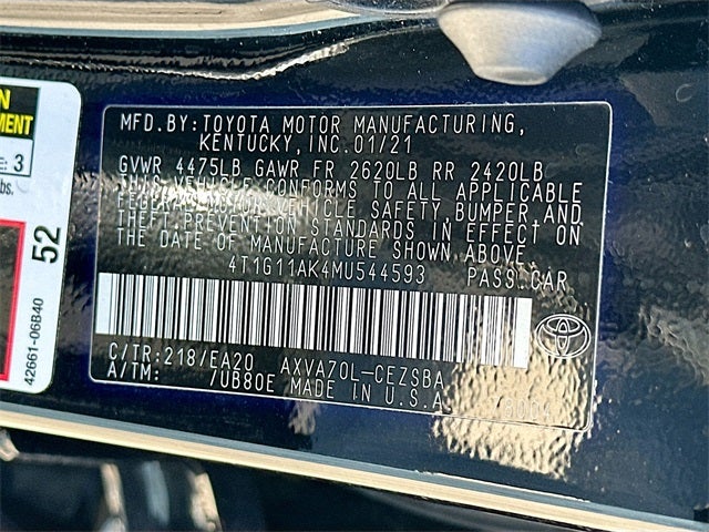 2021 Toyota Camry SE