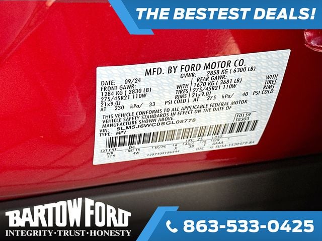 2025 Lincoln Aviator Premiere 3.0 V6