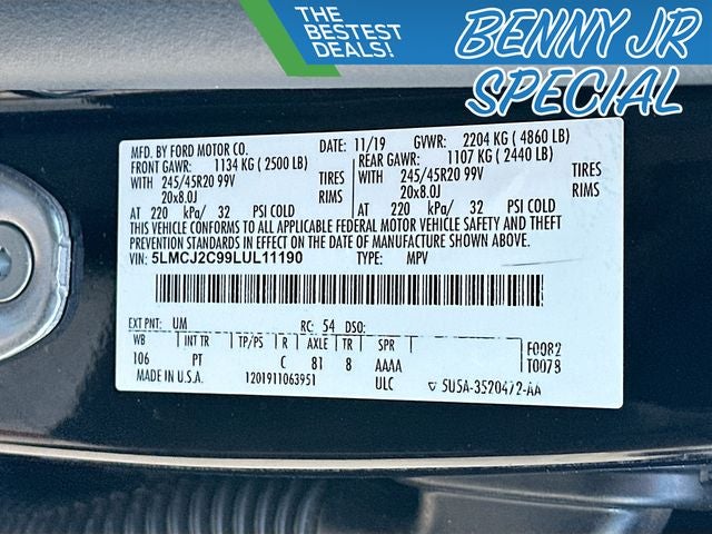 2020 Lincoln Corsair Reserve