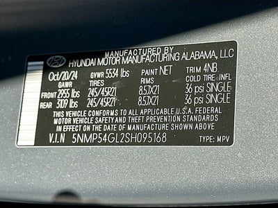 2025 Hyundai Santa Fe Calligraphy