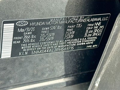 2023 Hyundai Santa Fe Limited