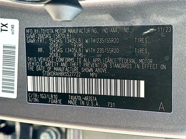 2024 Toyota Highlander Limited