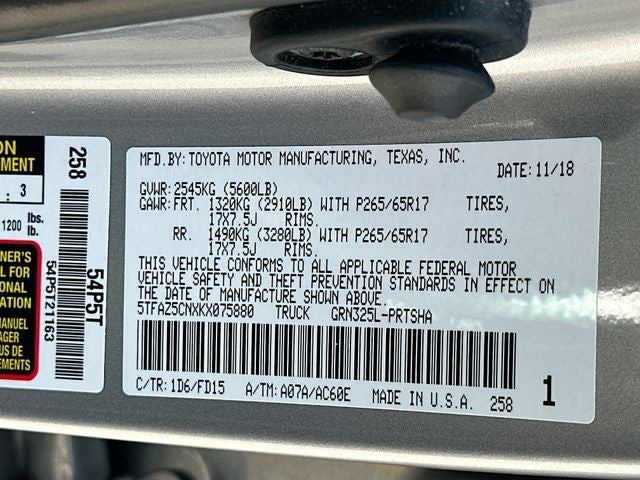 2019 Toyota Tacoma TRD Sport V6