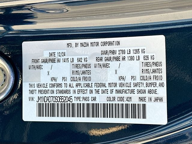 2025 Mazda Mazda MX-5 Miata Grand Touring