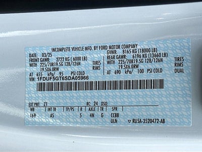 2025 Ford F-550SD XL DRW