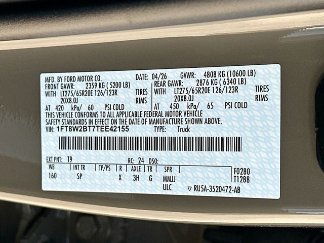 2026 Ford F-250SD King Ranch 4WD CREW CAB