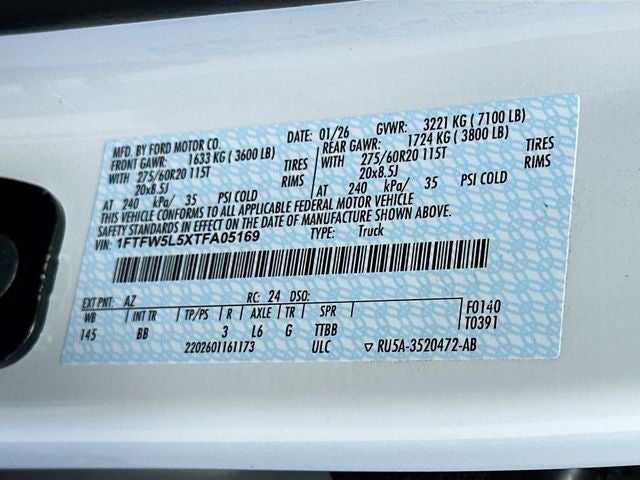 2026 Ford F-150 Lariat 4WD SUPERCREW