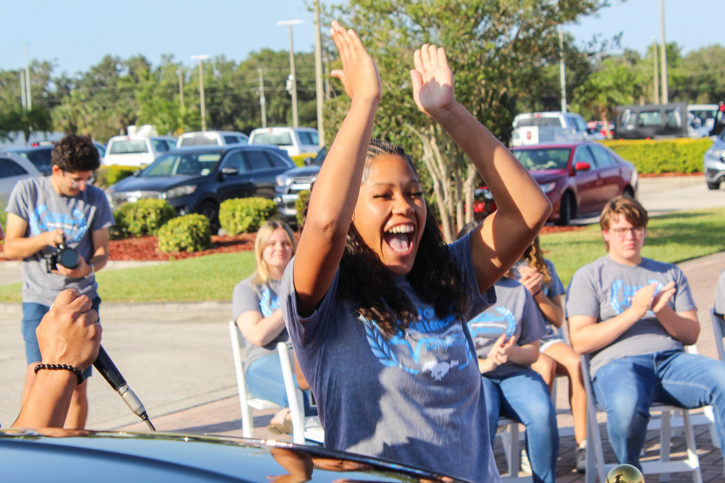 student-Alivia new car