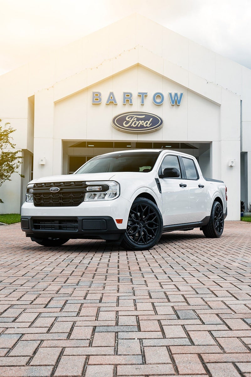 2024 Ford White Lowered Maverick